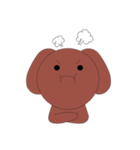 Round face animals（個別スタンプ：19）