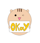 Round face animals（個別スタンプ：21）