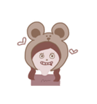 くまのぴあちゃん（個別スタンプ：1）