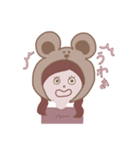 くまのぴあちゃん（個別スタンプ：3）