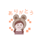 くまのぴあちゃん（個別スタンプ：6）