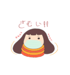 Moji Moji Girl 女の子（個別スタンプ：23）
