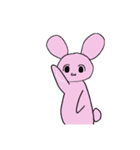 表情筋が固いうさちゃん（個別スタンプ：8）