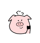 ありきたりな豚。（個別スタンプ：5）