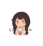 三つ編みの女の子1（個別スタンプ：7）