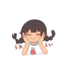三つ編みの女の子1（個別スタンプ：14）