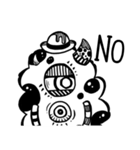 モノクロモンスター（個別スタンプ：3）