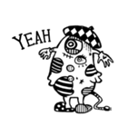 モノクロモンスター（個別スタンプ：7）