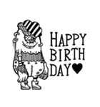 モノクロモンスター（個別スタンプ：8）