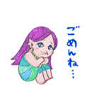 アマビエギャル（個別スタンプ：2）