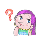 アマビエギャル（個別スタンプ：8）