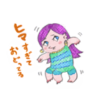 アマビエギャル（個別スタンプ：9）