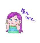 アマビエギャル（個別スタンプ：12）
