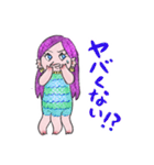 アマビエギャル（個別スタンプ：22）