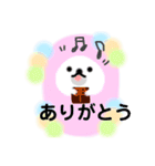 ほんわかアザラシの見やすいあいさつ（個別スタンプ：3）