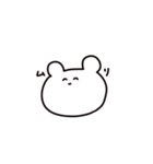 適当なくまちゃんスタンプ（個別スタンプ：17）