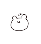 適当なくまちゃんスタンプ（個別スタンプ：18）