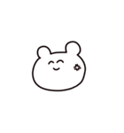 適当なくまちゃんスタンプ（個別スタンプ：19）