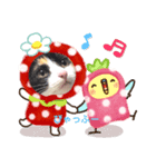 白ねこのみるくとここあ（個別スタンプ：8）