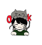 もちもちねこのすたんぷ（個別スタンプ：1）