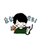 もちもちねこのすたんぷ（個別スタンプ：5）