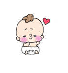 【挨拶】あかちゃんすたんぷ。（個別スタンプ：5）