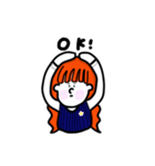 オレンジ髪のエラ（個別スタンプ：1）