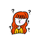 オレンジ髪のエラ（個別スタンプ：4）