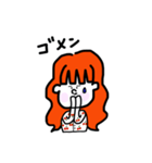 オレンジ髪のエラ（個別スタンプ：7）