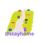 STAYHOME おうちにいよう（個別スタンプ：16）