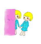 キュートなふたご（個別スタンプ：16）