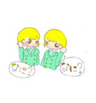 キュートなふたご（個別スタンプ：21）