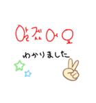 日常ハングルと日本語訳（個別スタンプ：15）
