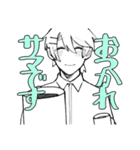 おにいさんと外見詐欺おじさん（個別スタンプ：24）