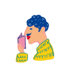 Pleasant People/愉快な人々（個別スタンプ：4）