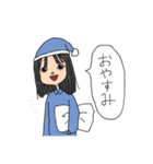 ニヤニヤなぎさスタンプ（個別スタンプ：18）