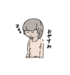 シンプルトークスタンプ（個別スタンプ：4）