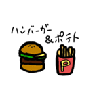 手描き〜ゆるご飯〜（個別スタンプ：3）