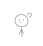 じだらくじゃなくても使える棒人間すたんぷ（個別スタンプ：8）