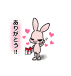目つきの悪いうさぎさん（個別スタンプ：10）