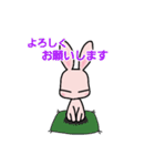 目つきの悪いうさぎさん（個別スタンプ：13）