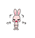 目つきの悪いうさぎさん（個別スタンプ：33）