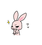 目つきの悪いうさぎさん（個別スタンプ：35）