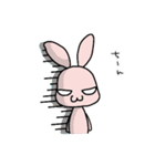 目つきの悪いうさぎさん（個別スタンプ：39）