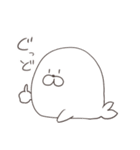 ゆるっとふにふにアザラシ（個別スタンプ：14）