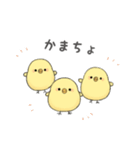 もっちりとしたひよこ（個別スタンプ：22）