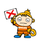 福岡アンクラス公式 アンクラッキー（個別スタンプ：15）