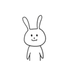 名のないウサギのスタンプ（個別スタンプ：1）