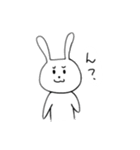 名のないウサギのスタンプ（個別スタンプ：18）