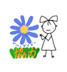 リコちゃんseries～花ことばで伝えよう（個別スタンプ：6）